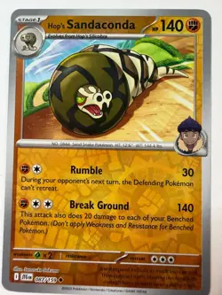 Sv09: Journey Together Pokemon TCG Hop's Sandaconda - Image 1