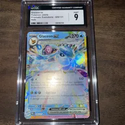 Pokemon TCG CGC 9 Glaceon ex 026/131 Sv: Prismatic Evolutions Holo - Image 2