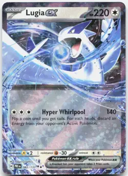 Lugia ex 082/131 Double Rare Prismatic Evolutions Pokemon Near Mint - Image 1