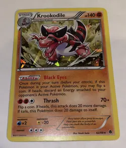2011 Pokemon TCG Emerging Powers - Krookodile [Cracked Ice] #62/98 - Image 1