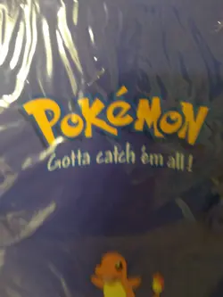 Vintage 1999 Authentic Blue Charmander Pokemon 4-Pocket Card Binder Book Album - Image 5