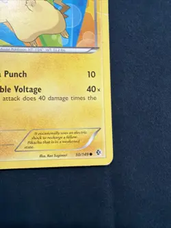 Pikachu 50/149 Boundaries Crossed Regular 2012 HP Pokemon TCG - Image 4
