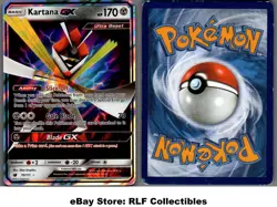 2017 Pokemon, S&M Crimson Invasion, #70/111 Kartana GX, Holo Ultra Rare - Image 1