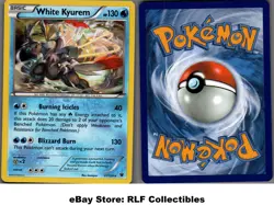 2016 Pokemon, XY Fates Collide, #21/124 White Kyurem, Holo Rare - Image 1