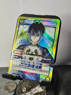 ISAGI YOICHI SR Foil! Union Arena Blue Lock UA12BT/BLK-1-004 Super Rare MINT! - Image 2