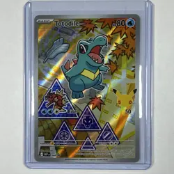 Pokemon TCG Totodile 048 Promo Holo - First Partner Pack, HP 80 - Image 1