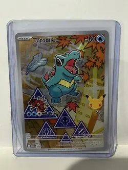 Pokemon TCG Totodile 048 Black Star Promo First Partners Collection Series 2 NM - Image 1
