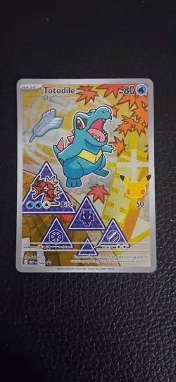 Pokemon TCG Totodile 048 Black Star Promo First Partners Collection Series 2 NM - Image 1