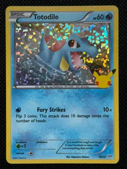 Totodile - 18/25 018/025 Holo Promo McDonald's 25th Anniversary Promos NM - Image 1