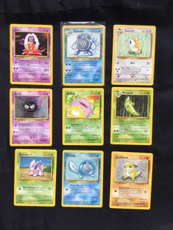 Pokemon Cards: Base Set 22 Card Non-Holo Lot - Image 1