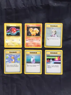 Pokemon Cards: Base Set 22 Card Non-Holo Lot - Image 3