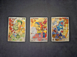 First Partner Pack series 2 Promo 3-Cards 46-47-48 Chikorita Totodile Cyndaquil - Image 1