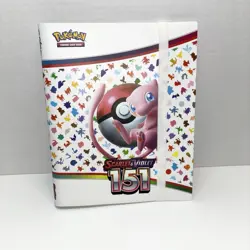 New Pokemon Tcg Card Game Scarlet And Violet 151 MEW BINDER ONLY US SELLER - Image 1