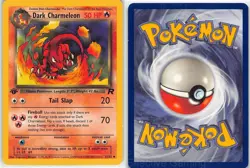 Dark Charmeleon 32/82 Uncommon Team Rocket Pokemon 1st Edition LP Himeno - Image 3