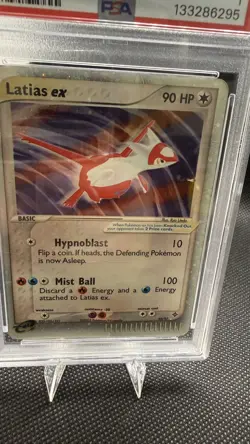 PSA 1 2003 Pokemon EX Dragon Latias EX Holo Foil Rare 93/97 - Image 4
