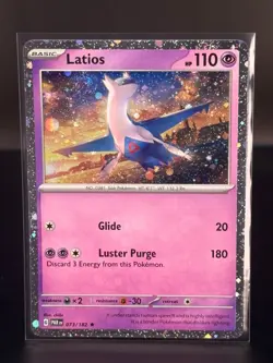 Latios 073/182 Promo Card Cosmos Holo - Paradox Rift - Pokemon NM - Image 1