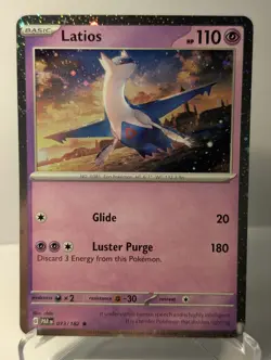 Latios Cosmos Holo Paradox Rift 073/182 Blister Exclusive Promo Pokemon Card NM - Image 1