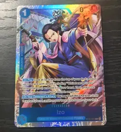 One Piece CCG Izo Starter Deck SR Holo Card ST22-002 NM - Image 1