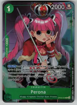 Perona (Illustration Box Vol.4) Holo OP09-034 One Piece Promotion Card One Piece - Image 1
