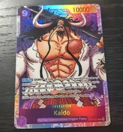 One Piece CCG Kaido Starter Deck SR Holo Card ST04-003 NM - Image 1