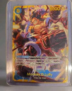 Monkey.D.Luffy OP11-118 SEC - One Piece TCG - English Card Near Mint Secret Rare - Image 1