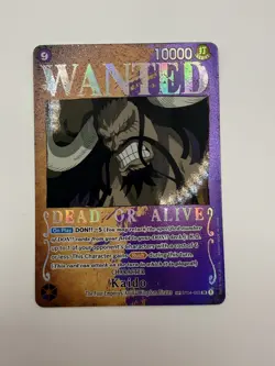 One Piece TCG ST04-003 Kaido Wanted Poster – Pillars of Strength SP – English - Image 1