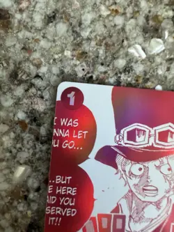 One Piece OP13-019 But Ace Here Said You Deserved It Alt Art Promo NM - Image 2