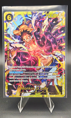 Bandai One Piece CCG Royal Blood Monkey D. Luffy OP10-118 SEC Alt Art Foil - Image 1