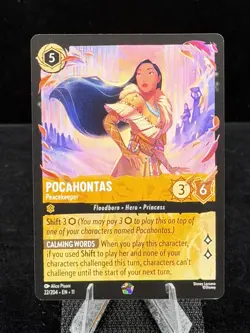 Disney Lorcana-Winterspell-Pocahontas-Peacekeeper-#22-Regular-M/NM - Image 1