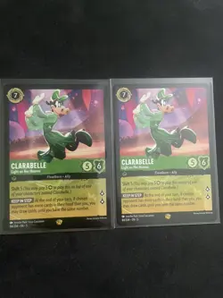 2x Clarabelle - Light Of Her Hooves 84/204 Set 5 Emerald Disney Lorcana TCG - Image 1