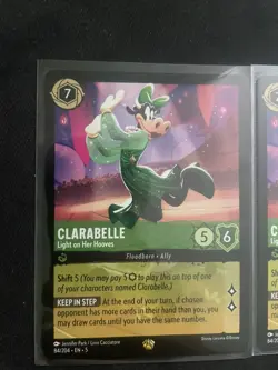2x Clarabelle - Light Of Her Hooves 84/204 Set 5 Emerald Disney Lorcana TCG - Image 2