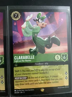 2x Clarabelle - Light Of Her Hooves 84/204 Set 5 Emerald Disney Lorcana TCG - Image 3