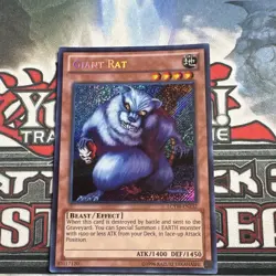 Yu-Gi-Oh Giant Rat #LCYW-EN232 Unlimited Secret Rare Card - Image 1