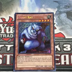 Yu-Gi-Oh Giant Rat #LCYW-EN232 Unlimited Secret Rare Card - Image 3