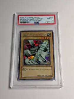 Yugioh Magnet Warrior Set DOR-001/2/3 PSA 8 NM-MT Secret Rare - Image 2