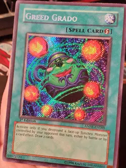 Yugioh Greed Grado ANPR-EN088 Secret Rare 1st Edition NM - Image 5