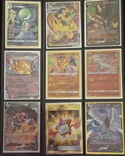 Pokemon TCG Foil Holo 9-Card Lot Full Art Gardevoir TG Zeraora VMAX, EN - Image 1