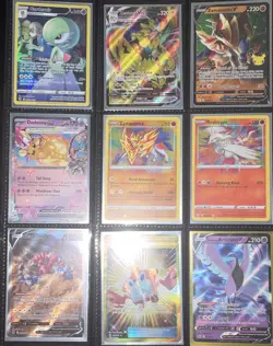 Pokemon TCG Foil Holo 9-Card Lot Full Art Gardevoir TG Zeraora VMAX, EN - Image 2