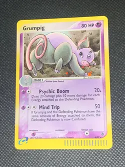 Grumpig 6/97 Holo - ex Dragon Pokemon Card - NM - Image 1