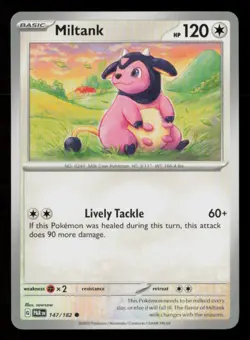 Miltank SV04: Paradox Rift #147/182 Common Pokemon Card - Image 1