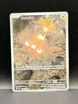 Stunfisk 202/191 Pokemon Card Surging Sparks Full Art Ultra Rare Holo NM - Image 1