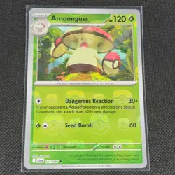 Amoonguss - 011/086 - Masterball Holo - Black Bolt - Pokemon Card - NM/M - Image 1