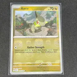 Axew - 068/086 - Masterball Holo - Black Bolt - Pokemon Card - NM/M - Image 1