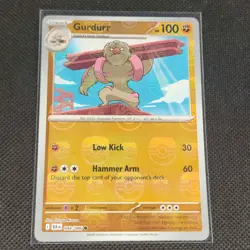 Gurdurr - 048/086 - Masterball Holo - Black Bolt - Pokemon Card - NM/M - Image 1