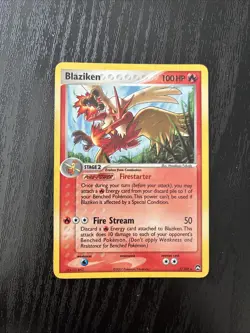 Pokemon TCG Blaziken Holo Rare Card Power Keepers 5/108 LP 2007 - Image 1