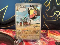 Pokemon TCG Farigiraf Paldea Evolved Illustration Rare Card 228/193 - Image 3