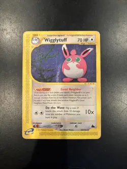 Wigglytuff - SK: Skyridge (34/144) WotC e-Reader Rare Pokemon Card Hp - Image 1