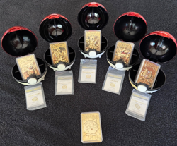 1999 Burger King Pokemon 23K Gold Plated Card Set of 6 w/ Poke Balls COA - Image 1
