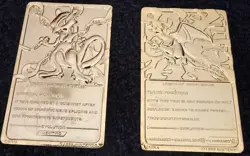 1999 Burger King Pokemon 23K Gold Plated Card Set of 6 w/ Poke Balls COA - Image 4