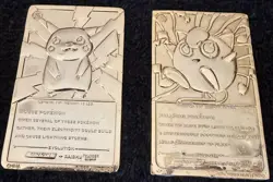 1999 Burger King Pokemon 23K Gold Plated Card Set of 6 w/ Poke Balls COA - Image 5